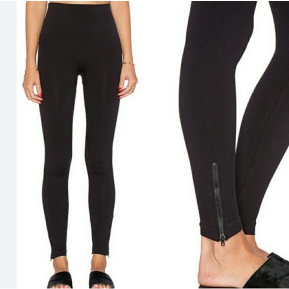 SPANX Look at Me Now High-Waisted Seamless Leggings Ankle Zip - Picture 1 of 4